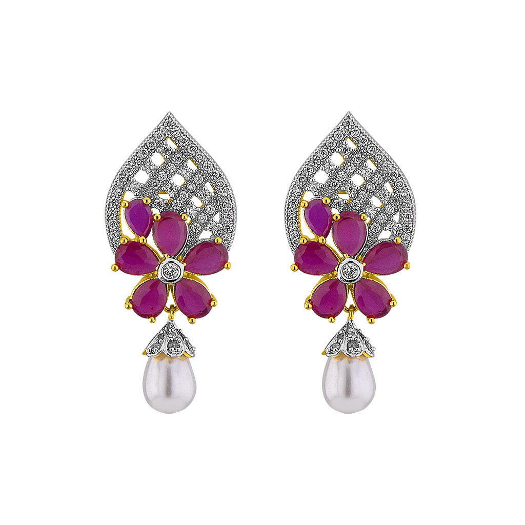 J Pearls Vibrant Earrings - Real Pearl Jewelry - Distacart