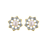 Thumbnail for J Pearls Sun Flower Earrings - Real Pearl Jewelry - Distacart