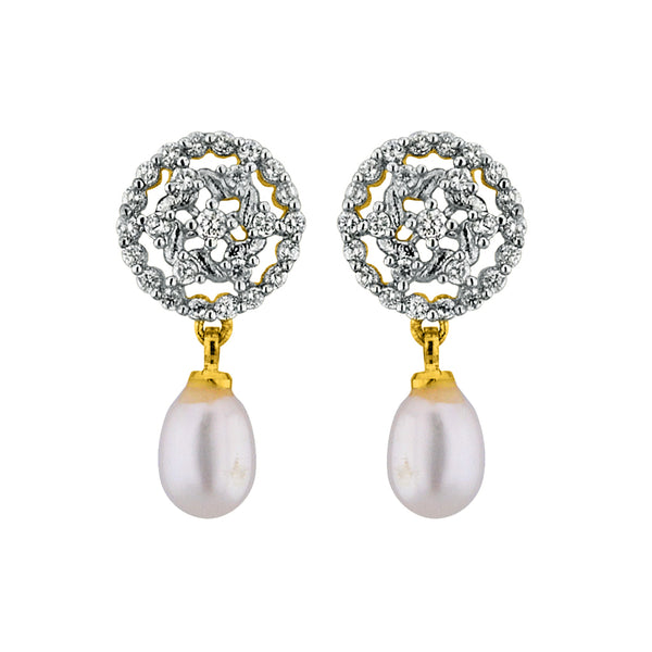 J Pearls Cheerful Pearl Drop Earrings - Real Pearl Jewelry - Distacart