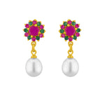 Thumbnail for J Pearls Delightful Pearl Earrings - Real Pearl Jewelry - Distacart