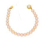 Thumbnail for J Pearls Single Line Pink Pearl Bracelet - Real Pearl Jewelry - Distacart