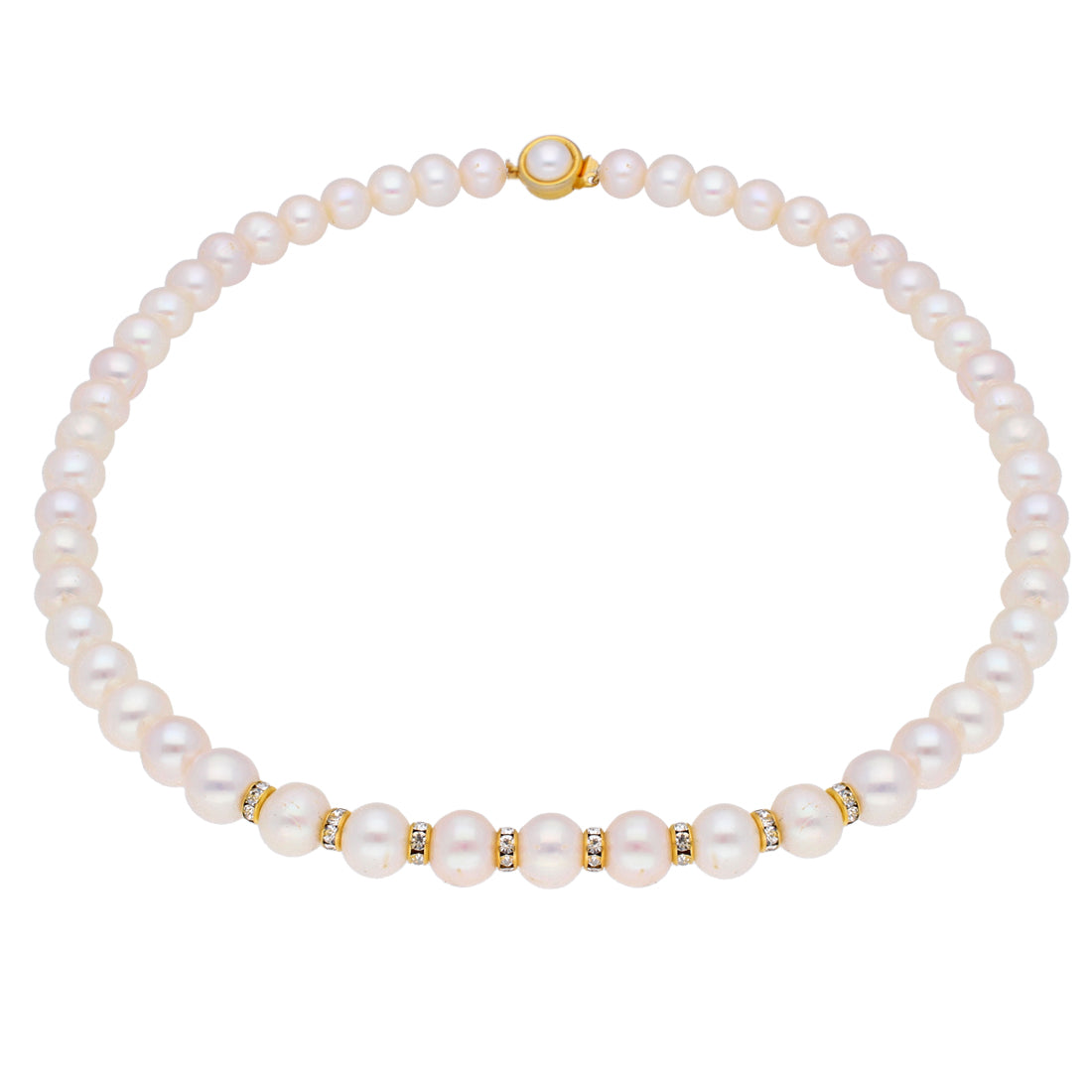 J Pearls Simple Pearl Set - Real Pearl Jewelry - Distacart