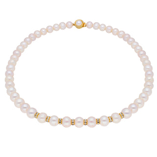J Pearls Simple Pearl Set - Real Pearl Jewelry - Distacart