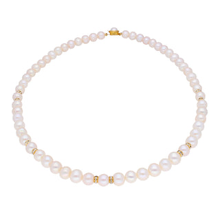 J Pearls Charming Pearl Necklace - Real Pearl Jewelry - Distacart