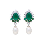 Thumbnail for J Pearls Sparkling Pearl Earrings - Real Pearl Jewelry - Distacart