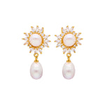 Thumbnail for J Pearls Blazing Pearl Earrings - Real Pearl Jewelry - Distacart