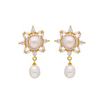 Thumbnail for J Pearls Ferna Pearl Earrings - Real Pearl Jewelry - Distacart