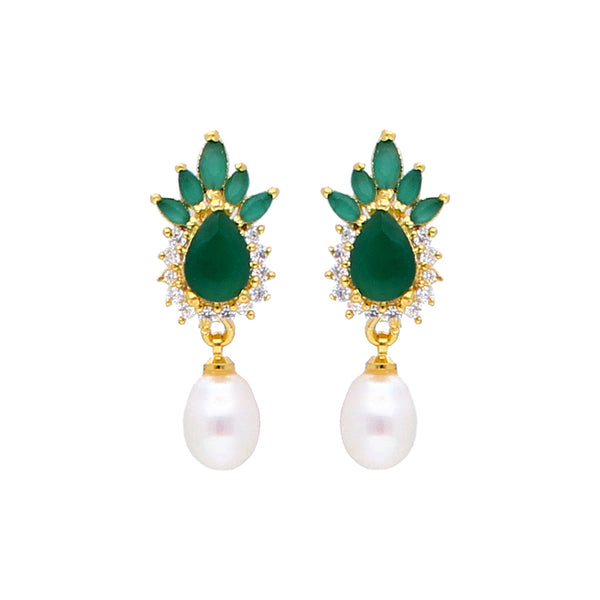 J Pearls Dome Pearl Earrings - Real Pearl Jewelry - Distacart