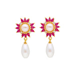 Thumbnail for J Pearls Laya Pearl Earrings - Real Pearl Jewelry - Distacart