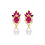 Thumbnail for J Pearls Sparkle Pearl Earrings - Real Pearl Jewelry - Distacart