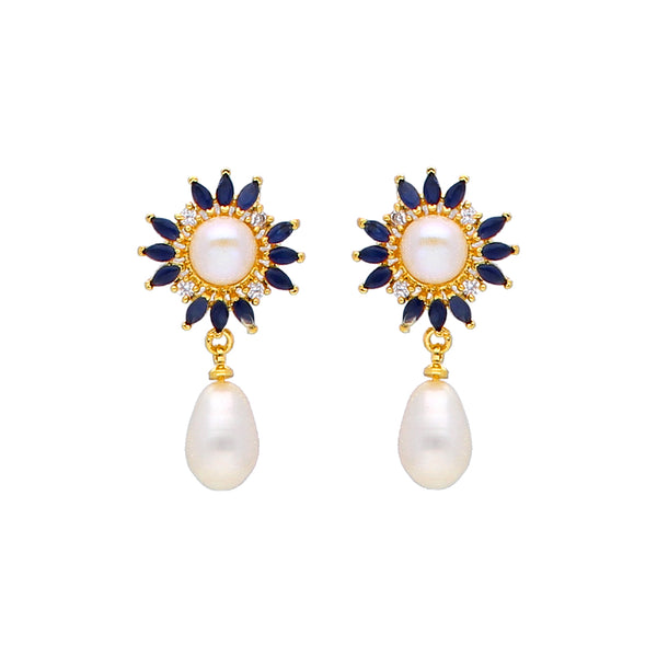J Pearls Garry Pearl Earrings - Real Pearl Jewelry - Distacart