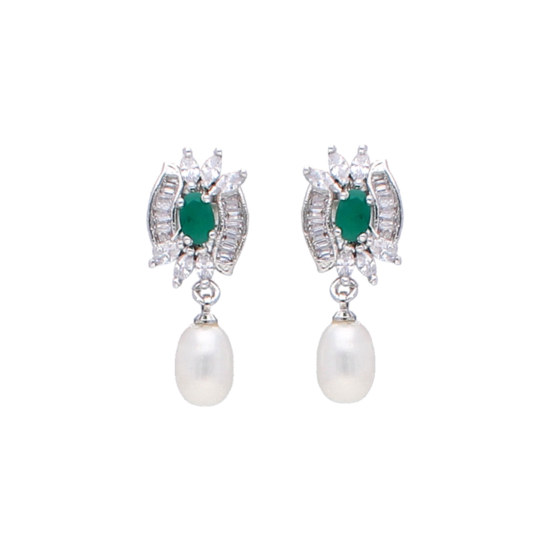 J Pearls Hrishita Pearl Earrings - Real Pearl Jewelry - Distacart