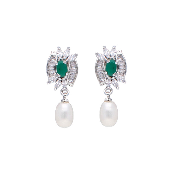 J Pearls Hrishita Pearl Earrings - Real Pearl Jewelry - Distacart