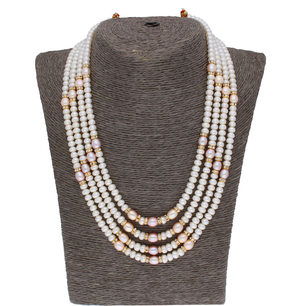 J Pearls 4 Line 4-5Mm Oval Pearl Set - Real Pearl Jewelry - Distacart