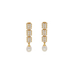 Thumbnail for J Pearls Shine Stone Pearl Necklace - Real Pearl Jewelry - Distacart