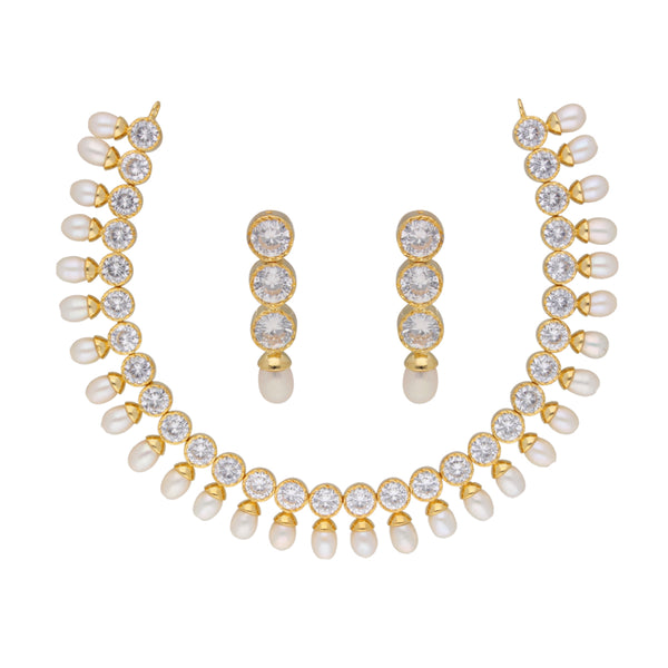 J Pearls Charming Pearl Necklace - Real Pearl Jewelry - Distacart