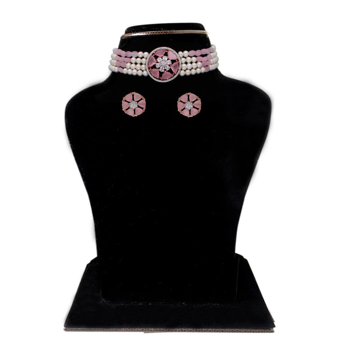 J Pearls Gajara Pearl Choker - Real Pearl Jewelry - Distacart