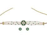 Thumbnail for J Pearls Haarshini Pearl Choker - Real Pearl Jewelry - Distacart
