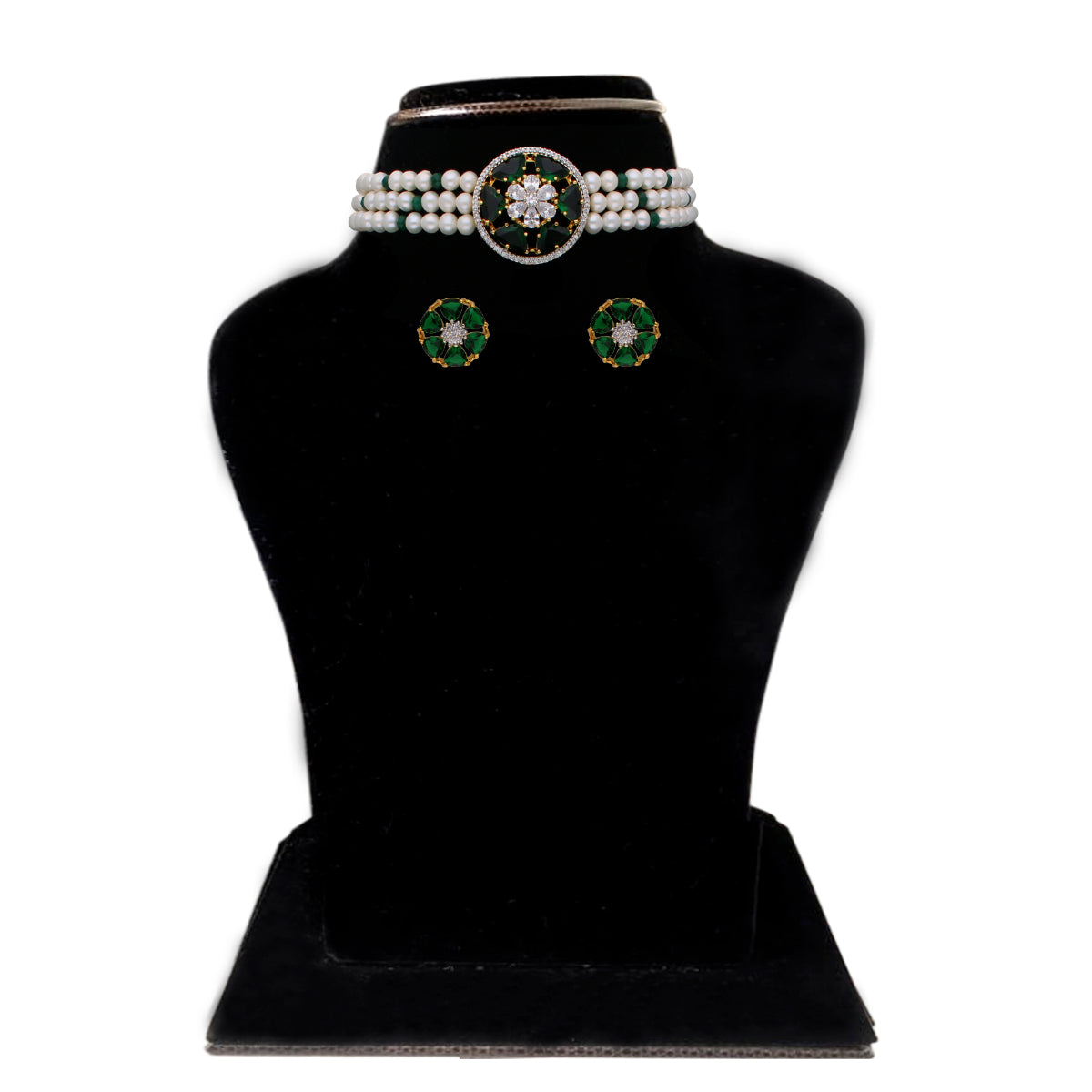 J Pearls Haarshini Pearl Choker - Real Pearl Jewelry - Distacart