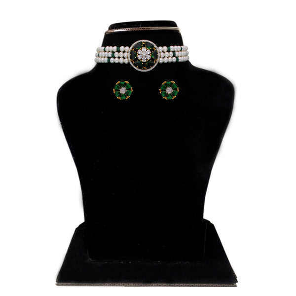 J Pearls Haarshini Pearl Choker - Real Pearl Jewelry - Distacart