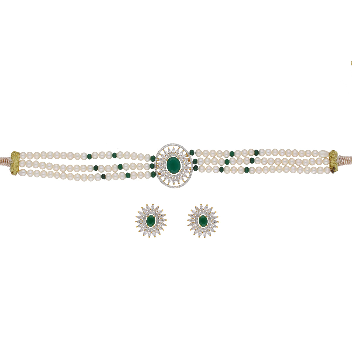 J Pearls Lipika Pearl Choker - Real Pearl Jewelry - Distacart