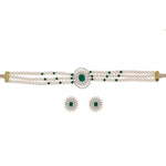 Thumbnail for J Pearls Lipika Pearl Choker - Real Pearl Jewelry - Distacart