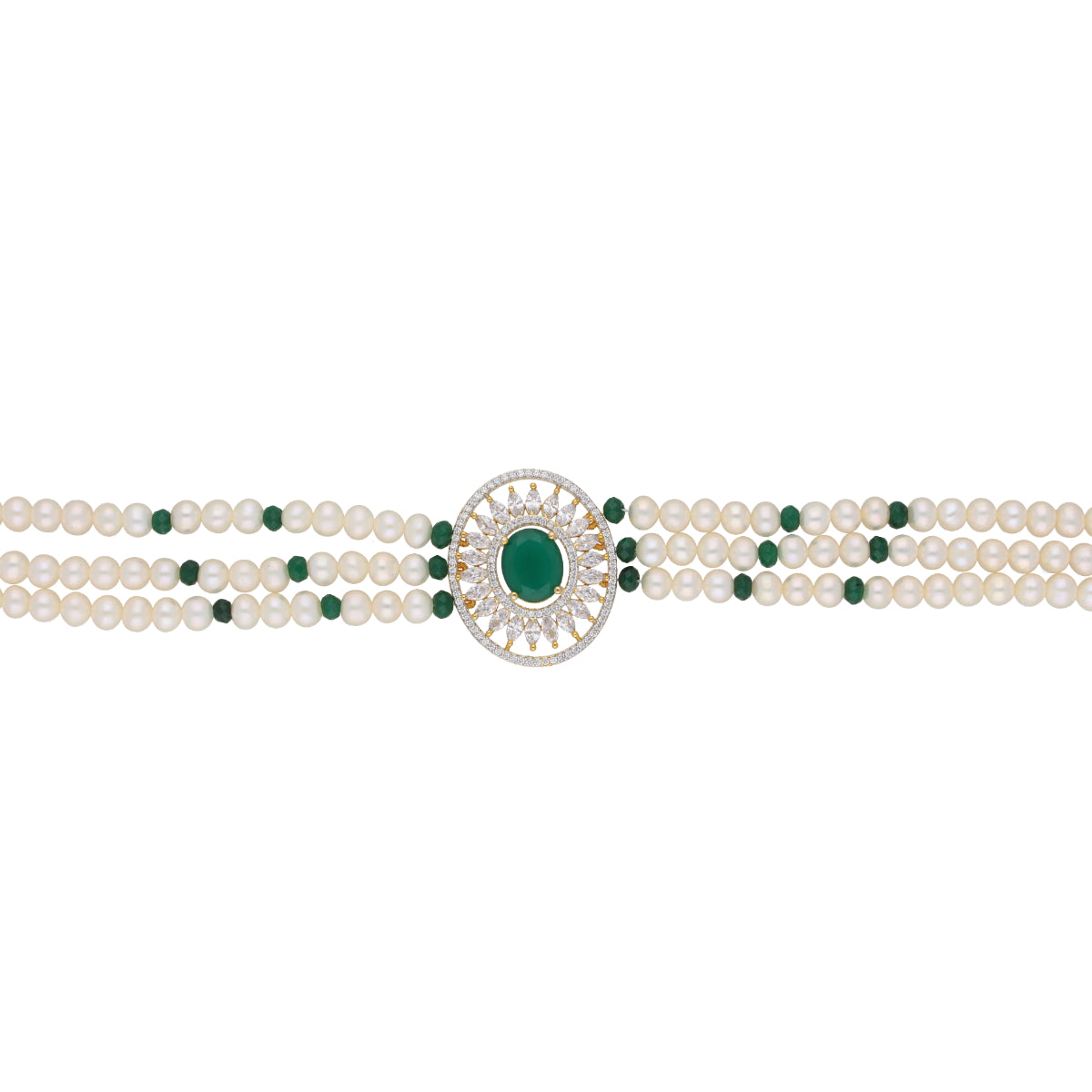 J Pearls Lipika Pearl Choker - Real Pearl Jewelry - Distacart