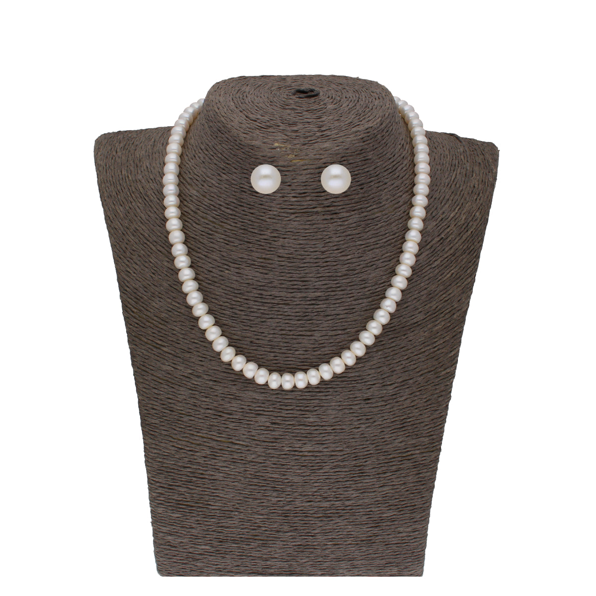 J Pearls Twisted 1 Line Pearl Necklaces - Real Pearl Jewelry - Distacart