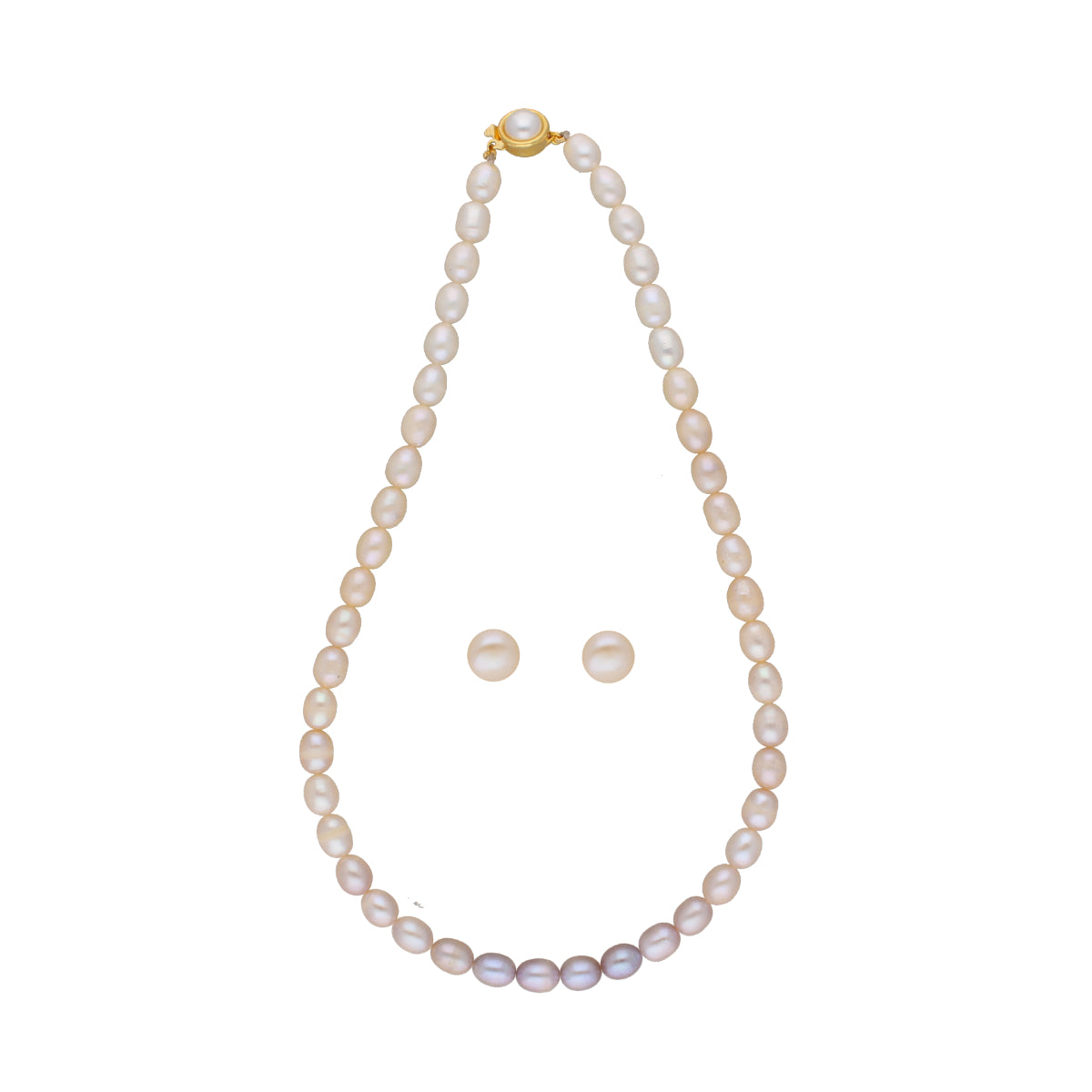 J Pearls Baani 1 Line Pearl Necklaces - Real Pearl Jewelry - Distacart