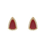 Thumbnail for J Pearls Abeedha 1 Line Button Pearl Set - Real Pearl Jewelry - Distacart