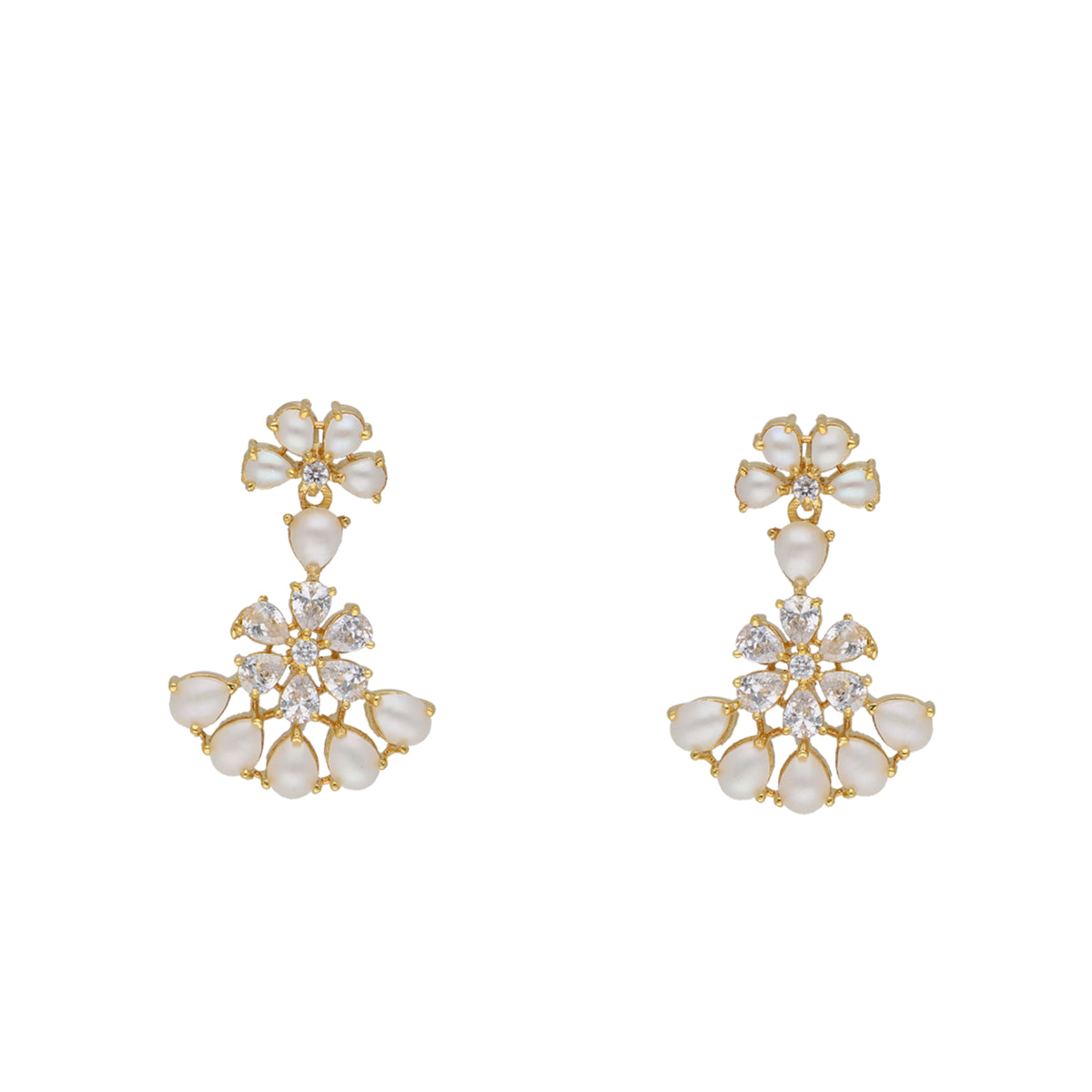 J Pearls Sarah Necklace Set - Real Pearl Jewelry - Distacart