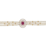 Thumbnail for J Pearls Kashvi Pearl Choker - Real Pearl Jewelry - Distacart