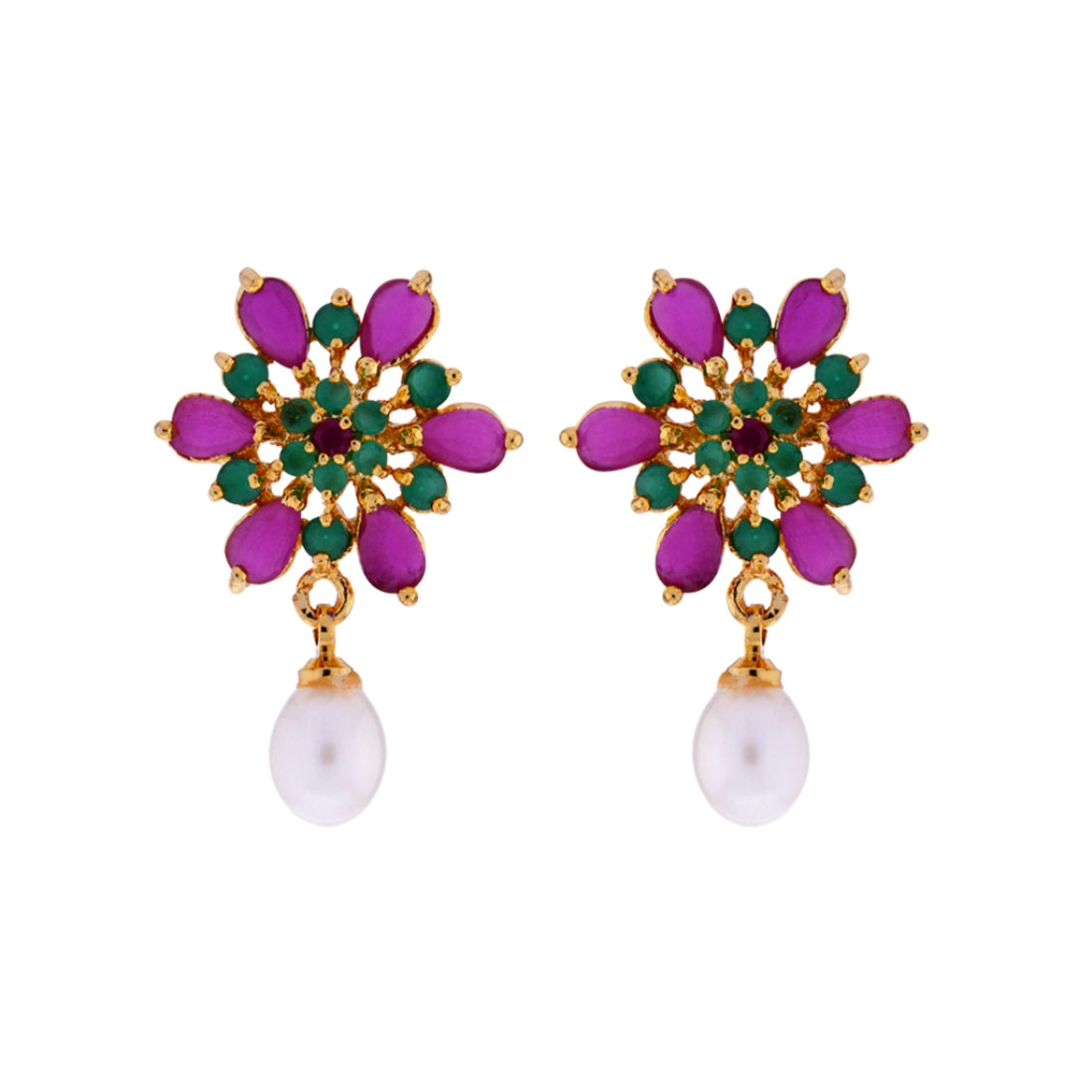 J Pearls Color Drop Earrings - Real Pearl Jewelry - Distacart