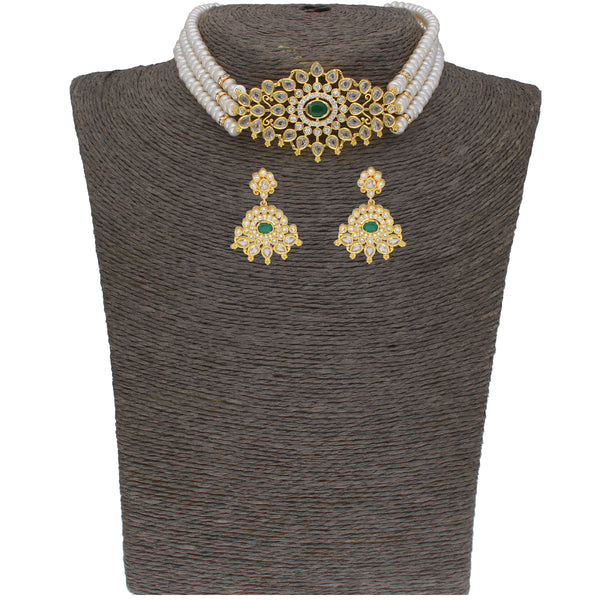 J Pearls Mesmerizing Pearl Choker - Real Pearl Jewelry - Distacart