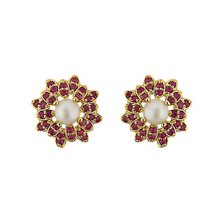 J Pearls Amazing Grace Pearl Earrings - Real Pearl Jewelry - Distacart