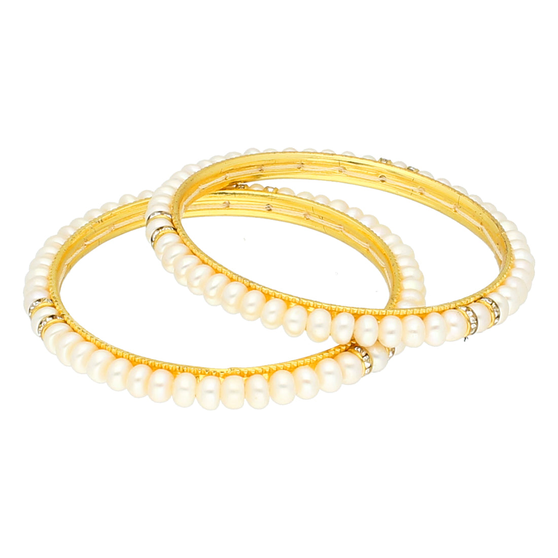 J Pearls Pearls Kangan - Real Pearl Jewelry - Distacart