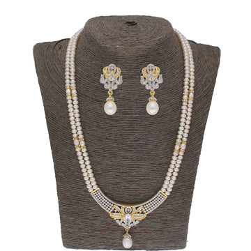 J Pearls Mesmerizing Pearl Necklace - Real Pearl Jewelry - Distacart