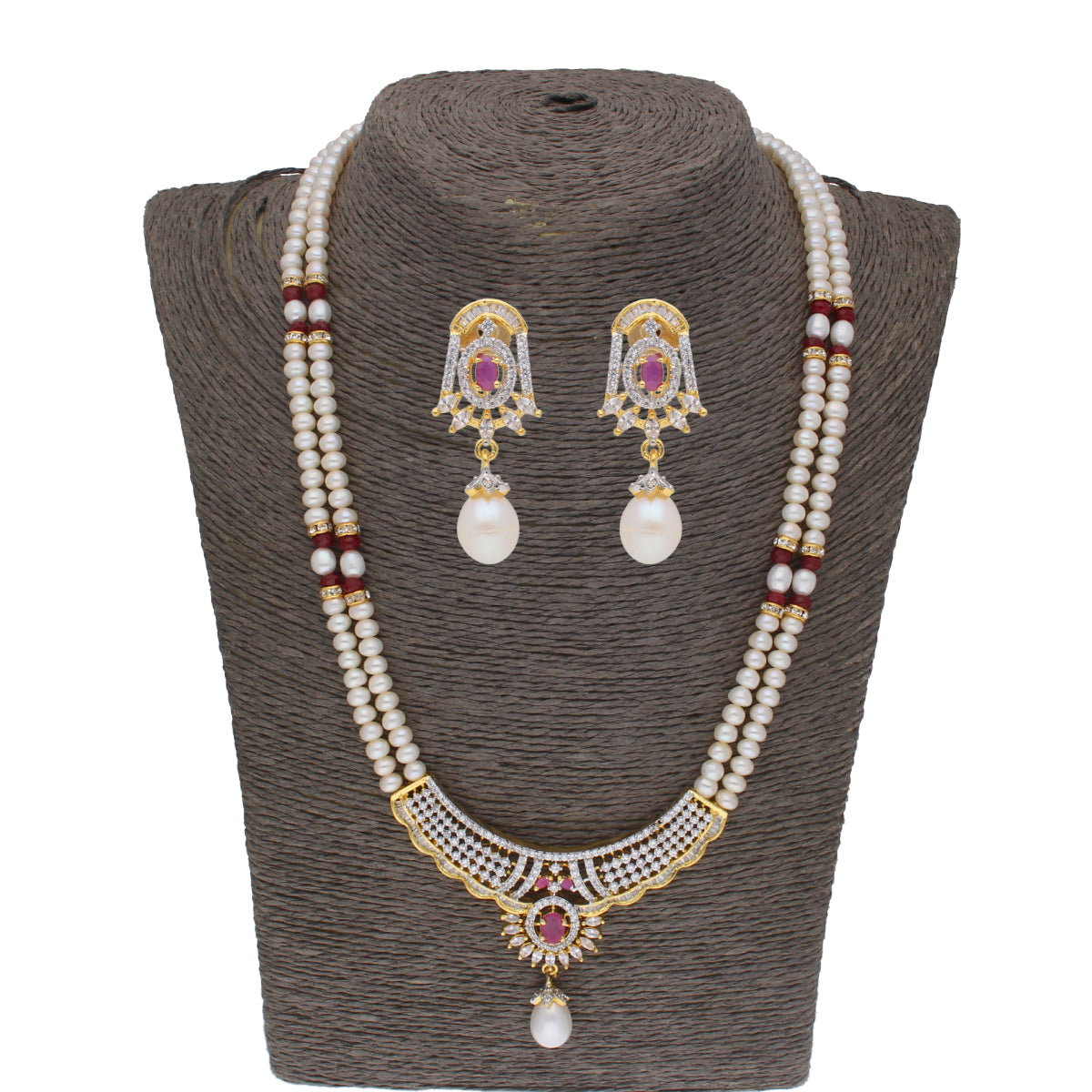 J Pearls Spectacular Pearl Necklace - Real Pearl Jewelry - Distacart