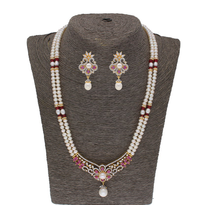 J Pearls Charming Pearl Necklace - Real Pearl Jewelry - Distacart