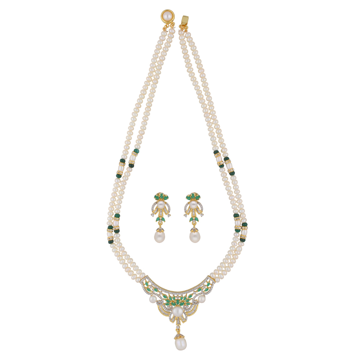 J Pearls Majestic Pearl Necklace - Real Pearl Jewelry - Distacart