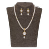 J Pearls Elegant Single Drop Pearl Set - Real Pearl Jewelry - Distacart
