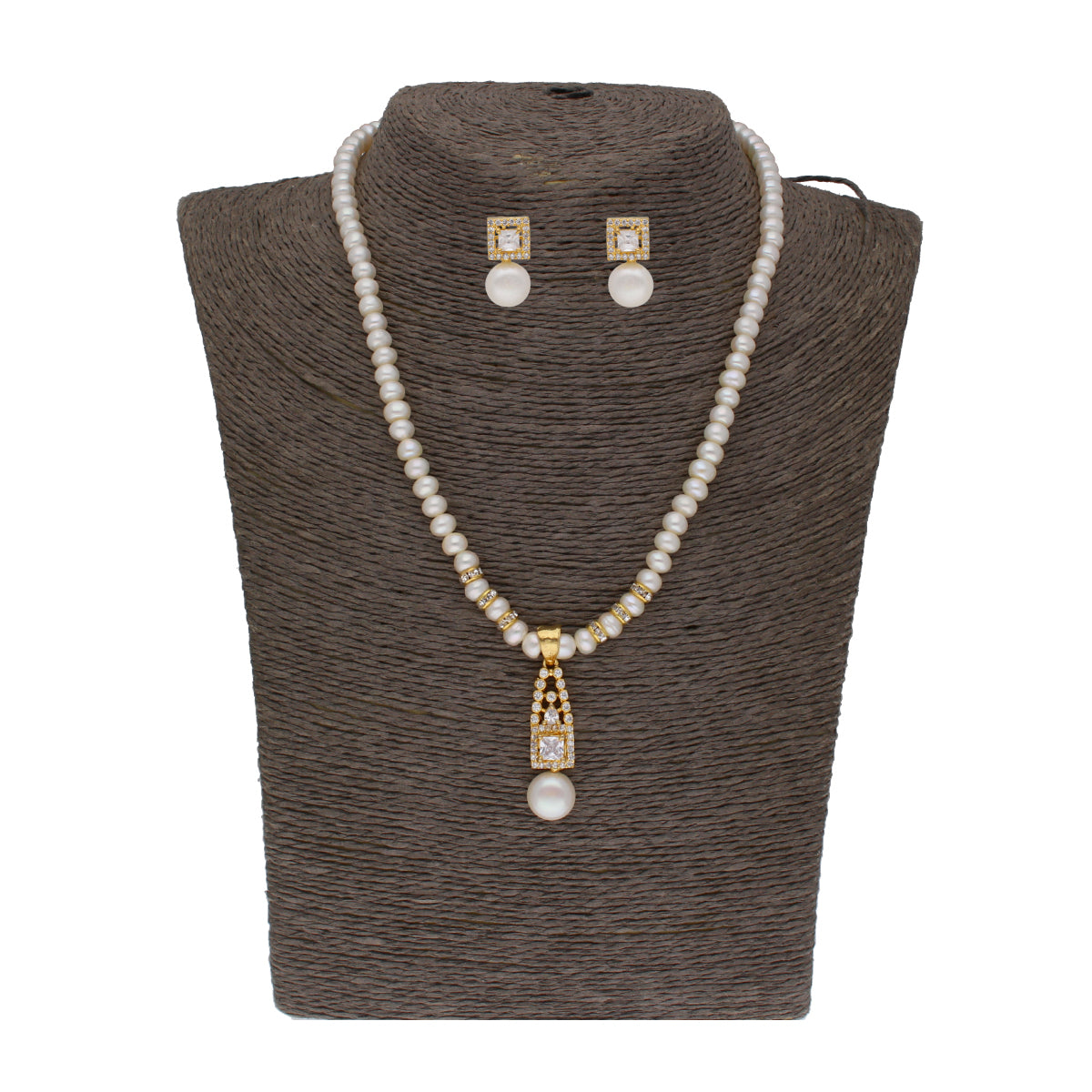 J Pearls Exclusive Pearl Set - Real Pearl Jewelry - Distacart