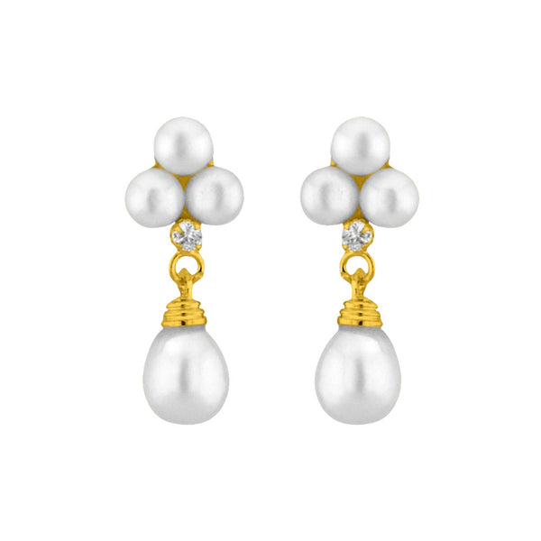 J Pearls White Hangings - Real Pearl Jewelry - Distacart