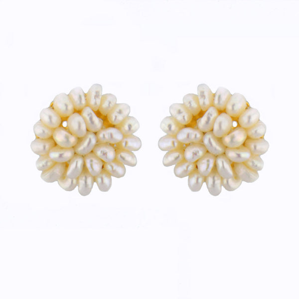 J Pearls Jasmine Earrings - Real Pearl Jewelry - Distacart