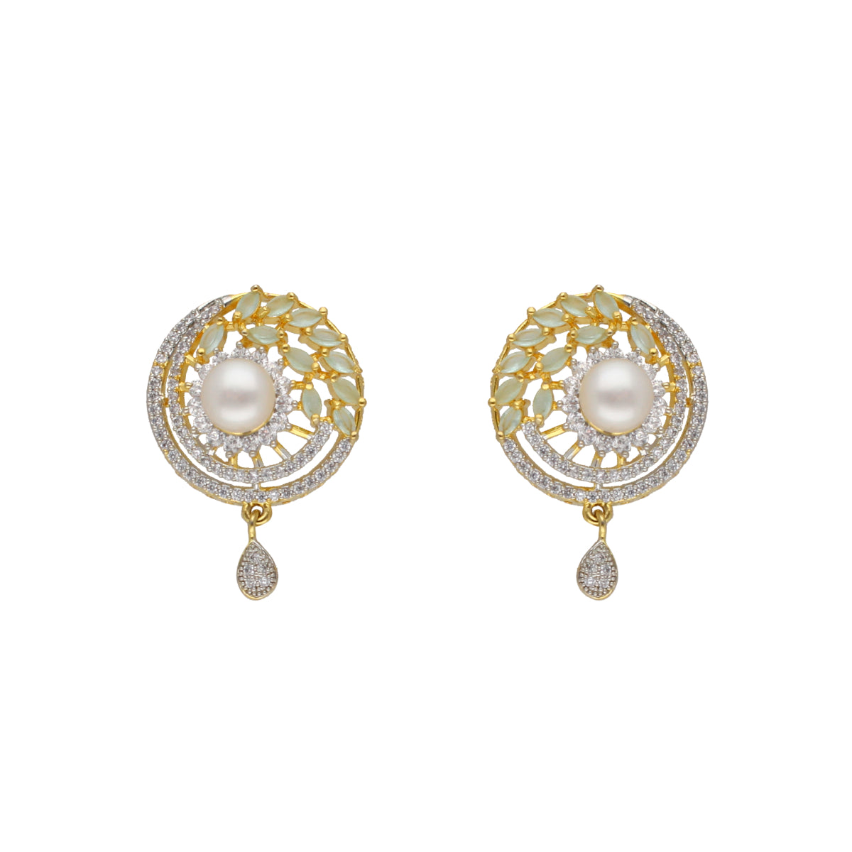 J Pearls Kyra 1 Line Pearl Sets - Real Pearl Jewelry - Distacart