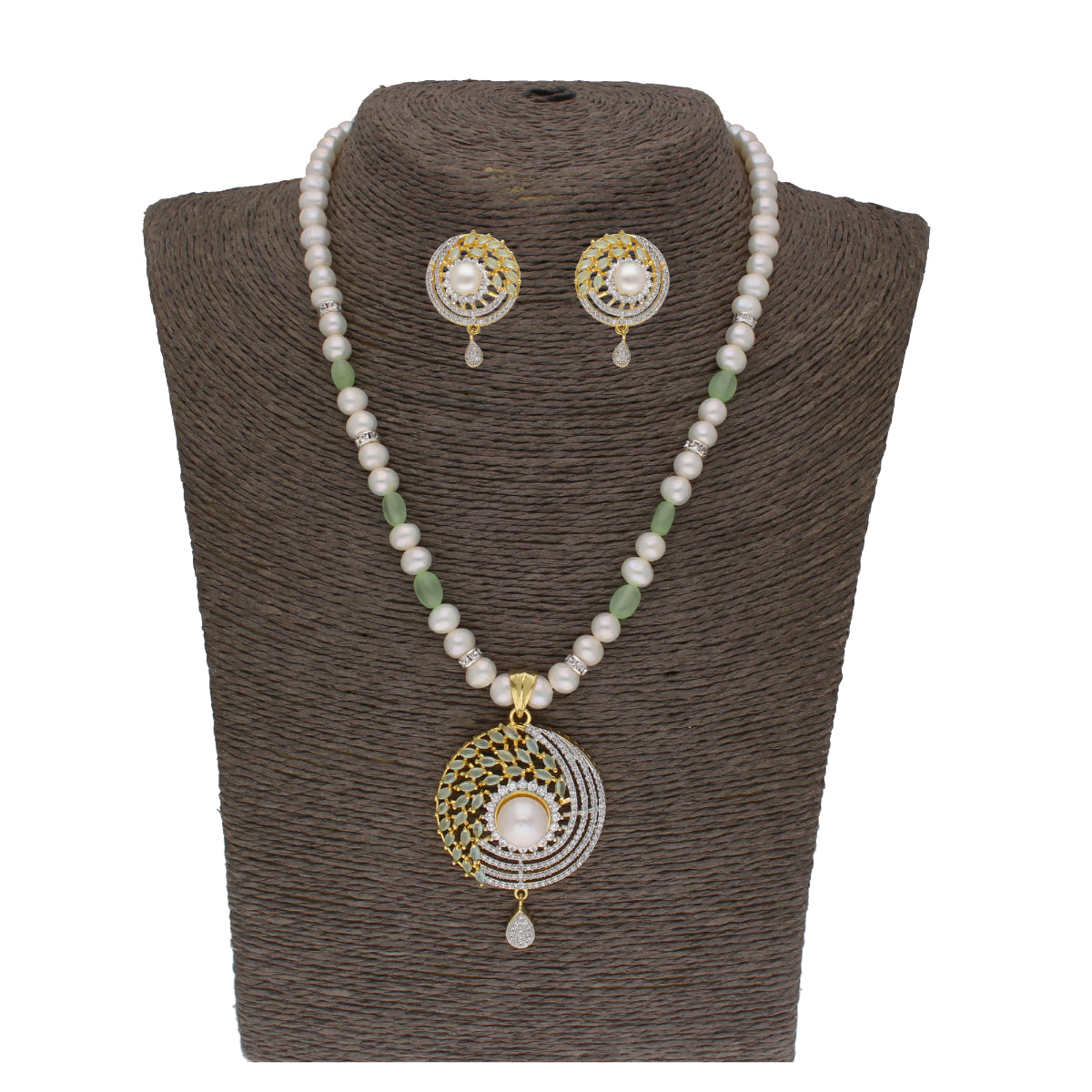 J Pearls Kyra 1 Line Pearl Sets - Real Pearl Jewelry - Distacart