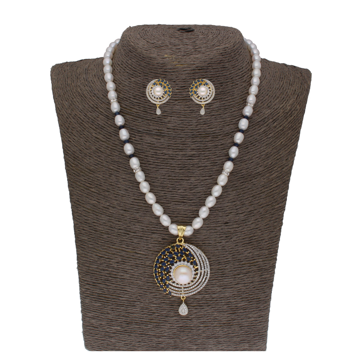 J Pearls Candalini 1 Line Pearl Sets - Real Pearl Jewelry - Distacart