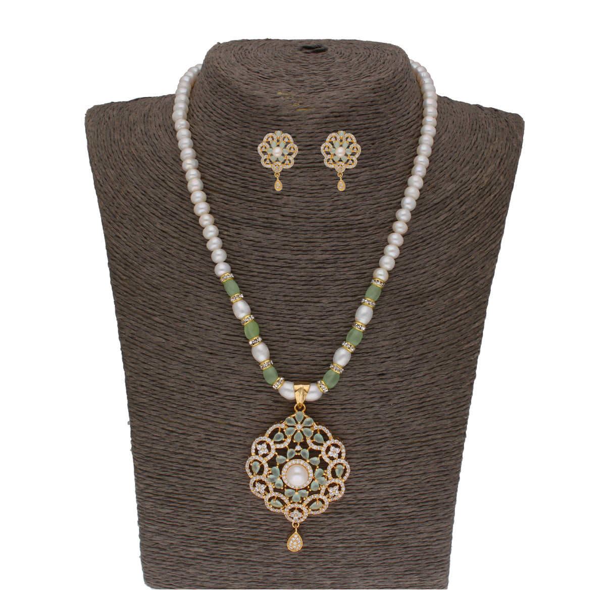 J Pearls Bahgvanti 1 Line Pearl Sets - Real Pearl Jewelry - Distacart