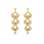 Thumbnail for J Pearls Triple Hangings - Real Pearl Jewelry - Distacart