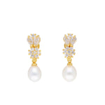Thumbnail for J Pearls Kiara Pearl Earrings - Real Pearl Jewelry - Distacart